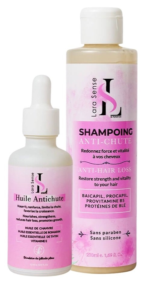 Routine cheveux fragilisés Lara Sense