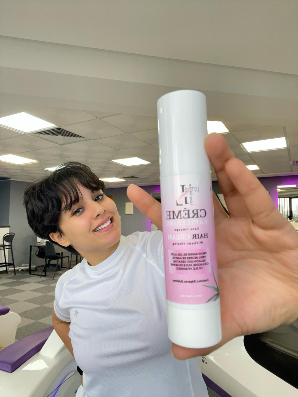 Crème capillaire sans rinçage